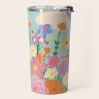 Happy rainbow Travel Mug Gallery Image 2