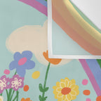 Happy rainbow Wall Tapestry Gallery Image 3