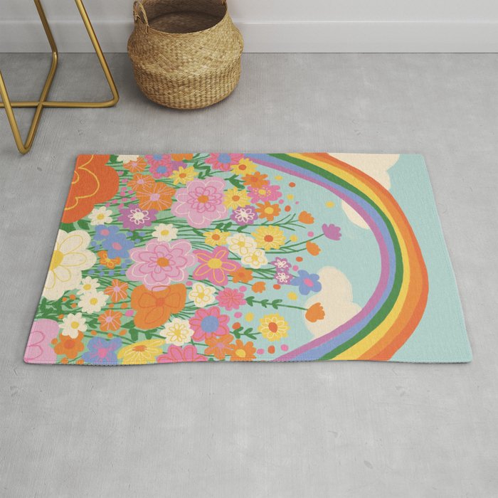 Happy rainbow Rug Gallery Image 1