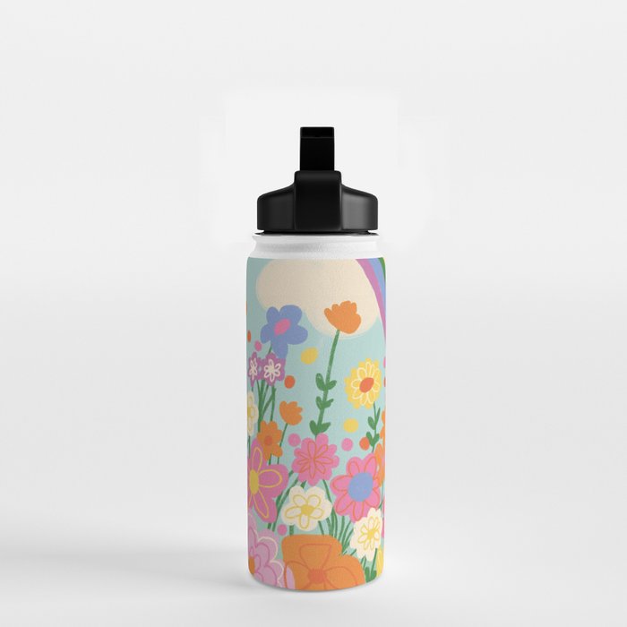 Happy rainbow Water Bottle Gallery Image 2