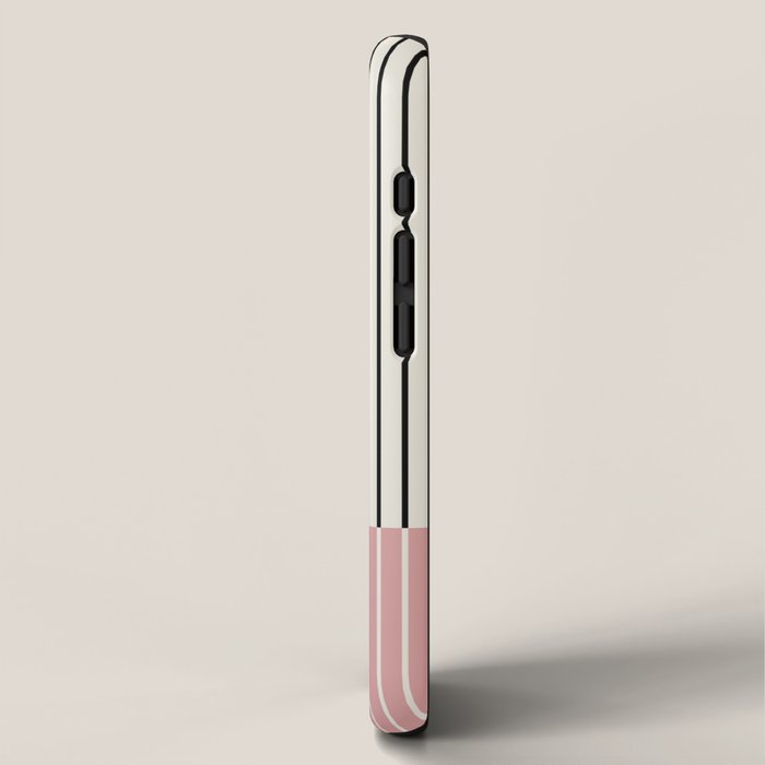 Color Block Line Abstract V Colorful Retro iPhone Case Gallery Image 2