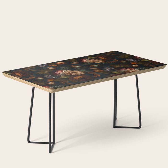 Dark Moody Baroque Midnight Garden Coffee Table Gallery Image 1