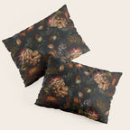 Dark Moody Baroque Midnight Garden Pillow Sham Gallery Image 3