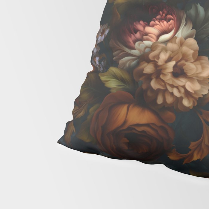 Dark Moody Baroque Midnight Garden Pillow Sham Gallery Image 4