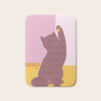 Risograph Cat - Sunset Bath Mat Gallery Image 1