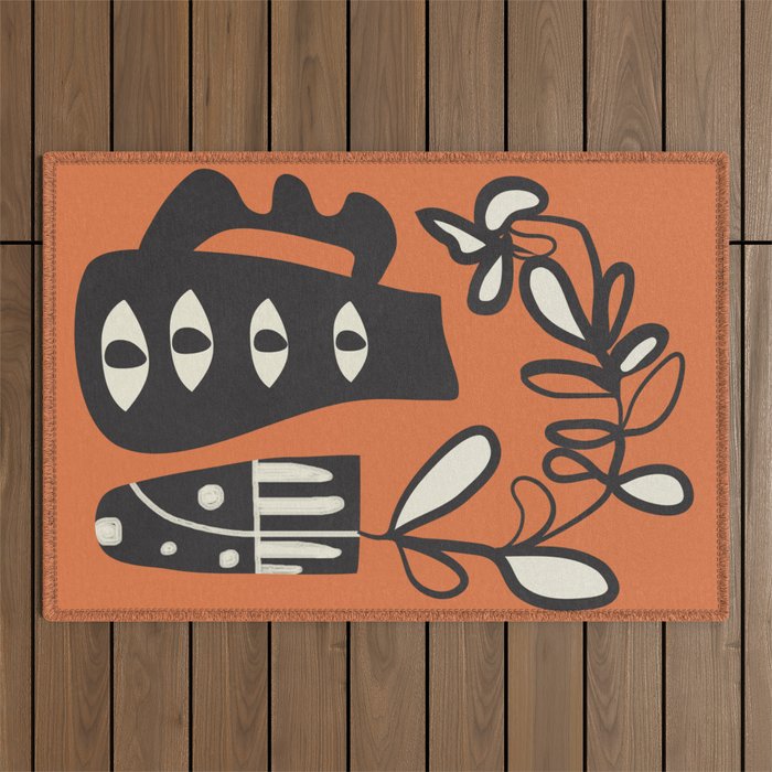 Surreal Flora 5 Outdoor Rug Gallery Image 1