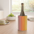 70s Retro Vintage Style Geometric Design 371 Autumn Wine Chiller Gallery Image 4