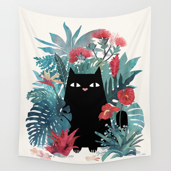 Popoki Wall Tapestry Gallery Image 1