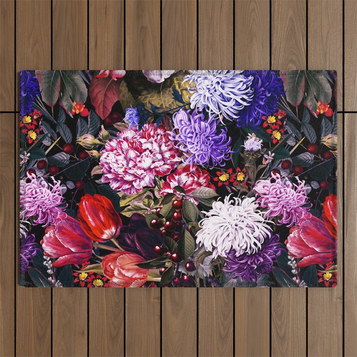 EXOTIC GARDEN - NIGHT XIX Outdoor Rug Gallery Image 1