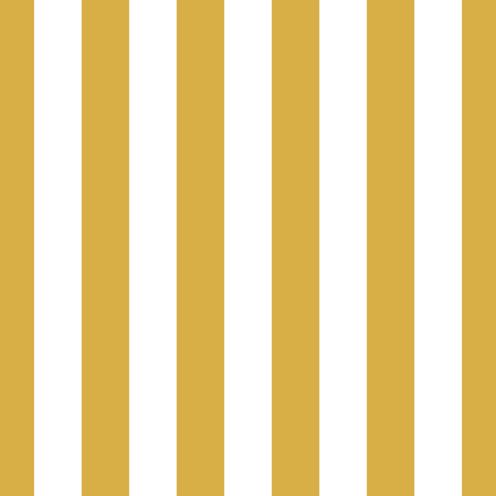 Large Mustard Yellow and White Cabana Tent Stripe Coffee Mug Gallery Image 2