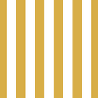 Large Mustard Yellow and White Cabana Tent Stripe Coffee Mug Gallery Image 2