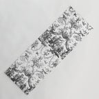 Antique 19th Century Romantic Rose Garland French Tapestry Yoga Mat Gallery Image 1