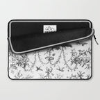 Antique 19th Century Romantic Rose Garland French Tapestry Laptop Sleeve Gallery Image 2