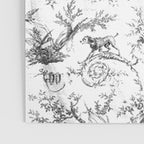 Antique 19th Century Romantic Rose Garland French Tapestry Poster Gallery Image 3