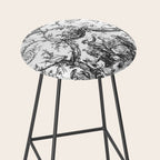 Antique 19th Century Romantic Rose Garland French Tapestry Stool Gallery Image 2