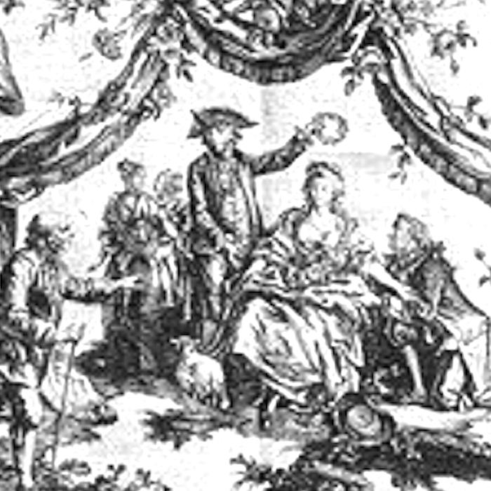 Antique 19th Century Romantic Rose Garland French Tapestry Coffee Mug Gallery Image 2