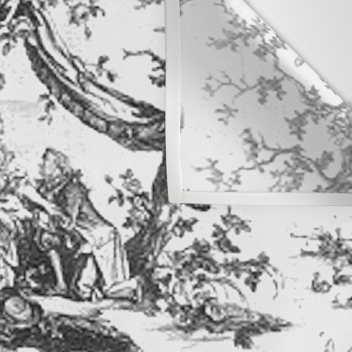 Antique 19th Century Romantic Rose Garland French Tapestry Wall Tapestry Gallery Image 3