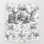 Antique 19th Century Romantic Rose Garland French Tapestry Wall Tapestry Gallery Image 4