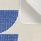 Half Circle 3 - Blue Wall Tapestry Gallery Image 3