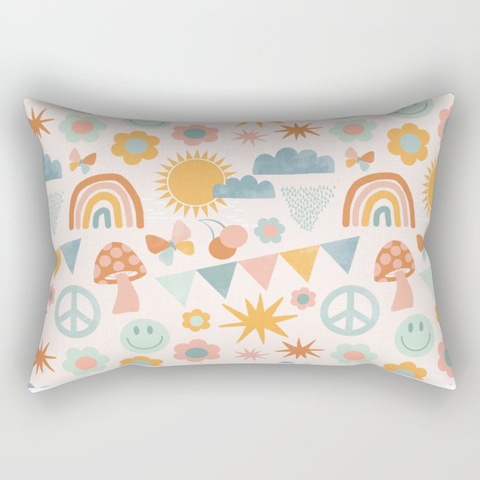 Happy Days Rectangular Pillow Gallery Image 2
