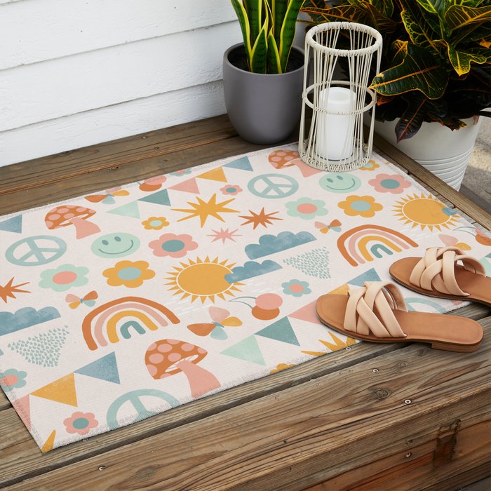 Happy Days Outdoor Rug Gallery Image 2