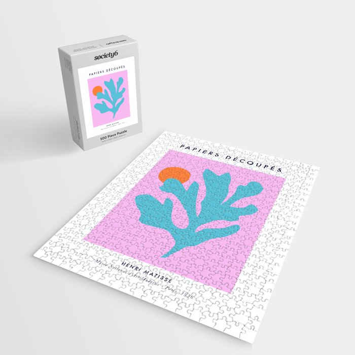 Matisse Poster 1. Leaf & Sun cut-outs Jigsaw Puzzle Gallery Image 2