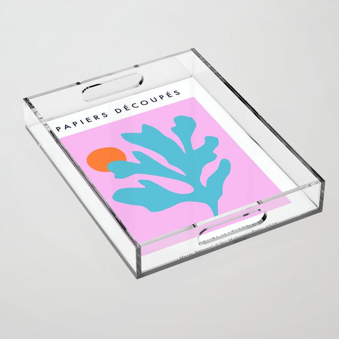 Matisse Poster 1. Leaf & Sun cut-outs Acrylic Tray Gallery Image 1