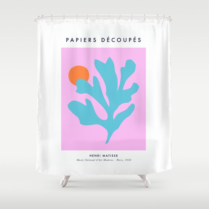 Matisse Poster 1. Leaf & Sun cut-outs Shower Curtain Gallery Image 1