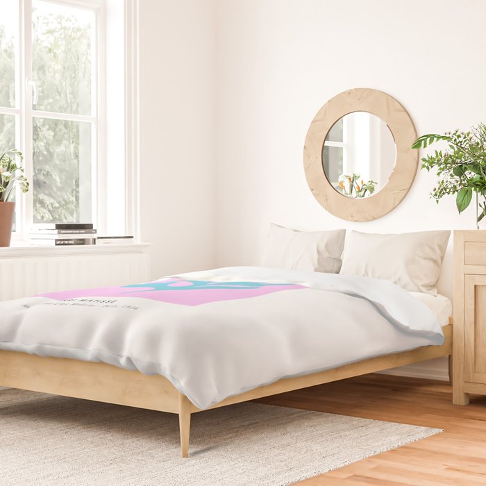 Matisse Poster 1. Leaf & Sun cut-outs Duvet Cover Gallery Image 2