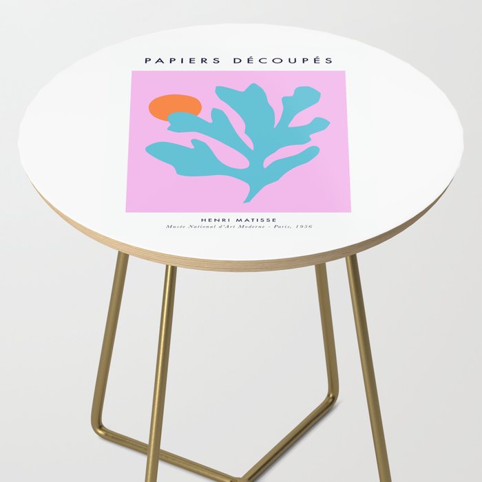 Matisse Poster 1. Leaf & Sun cut-outs Side Table Gallery Image 2
