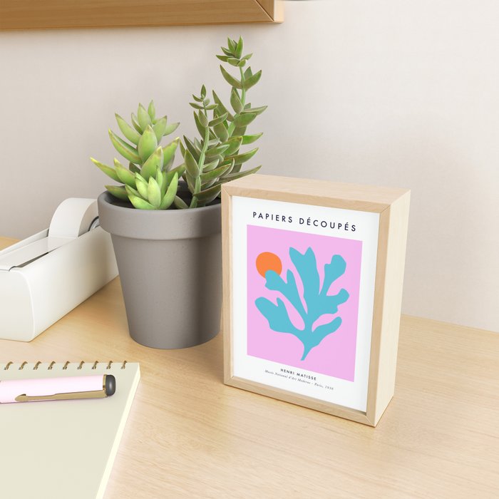 Matisse Poster 1. Leaf & Sun cut-outs Mini Art Print Gallery Image 2