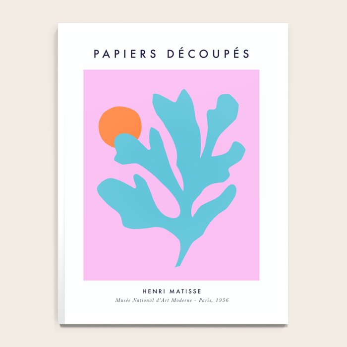 Matisse Poster 1. Leaf & Sun cut-outs Notebook Gallery Image 4