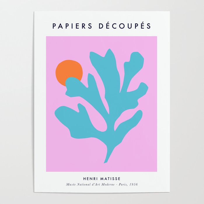 Matisse Poster 1. Leaf & Sun cut-outs Poster Gallery Image 4