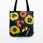 Midnight Flowers Tote Bag Gallery Image 1
