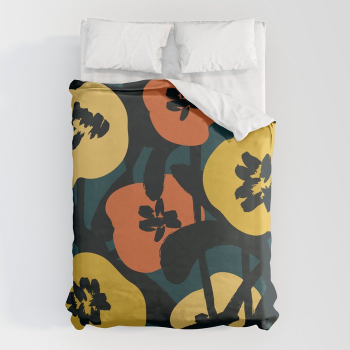 Midnight Flowers Duvet Cover Gallery Image 1