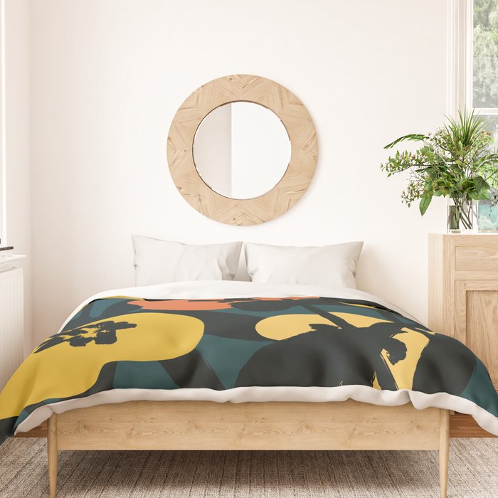 Midnight Flowers Duvet Cover Gallery Image 3