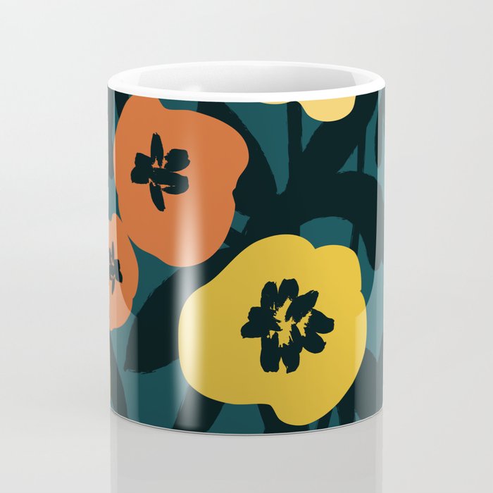 Midnight Flowers Coffee Mug Gallery Image 4