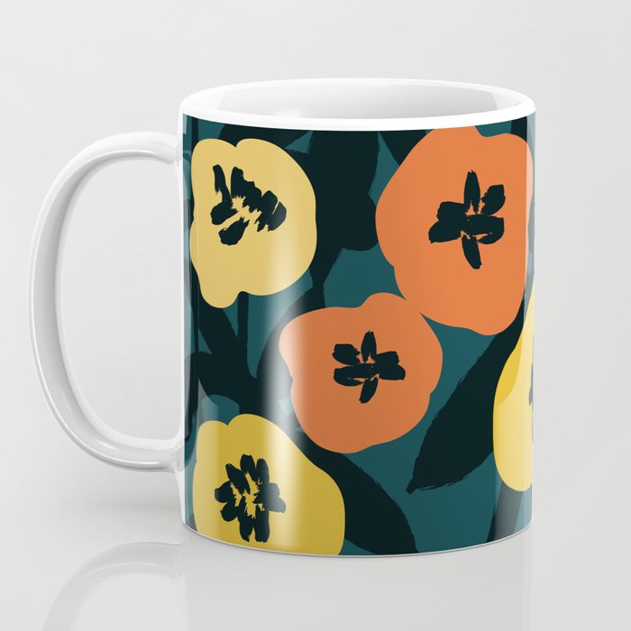 Midnight Flowers Coffee Mug Gallery Image 3