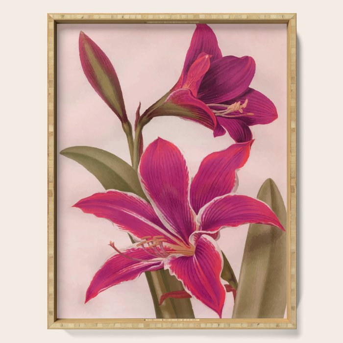 Vintage Floral Serving Tray Gallery Image 1