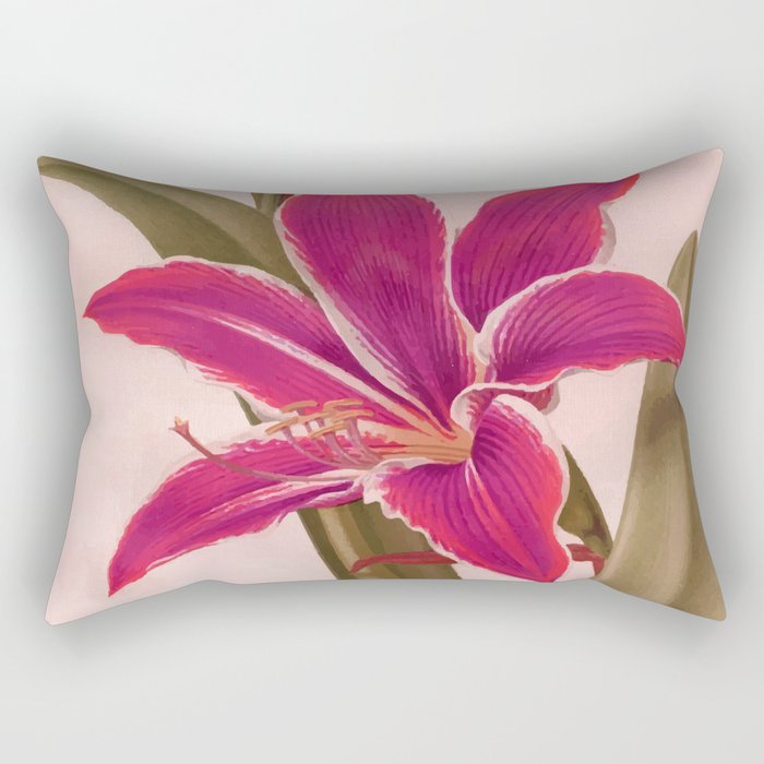 Vintage Floral Rectangular Pillow Gallery Image 2