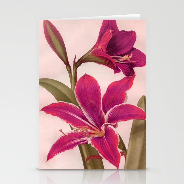 Vintage Floral Stationery Card Gallery Image 2