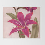 Vintage Floral Throw Blanket Gallery Image 2