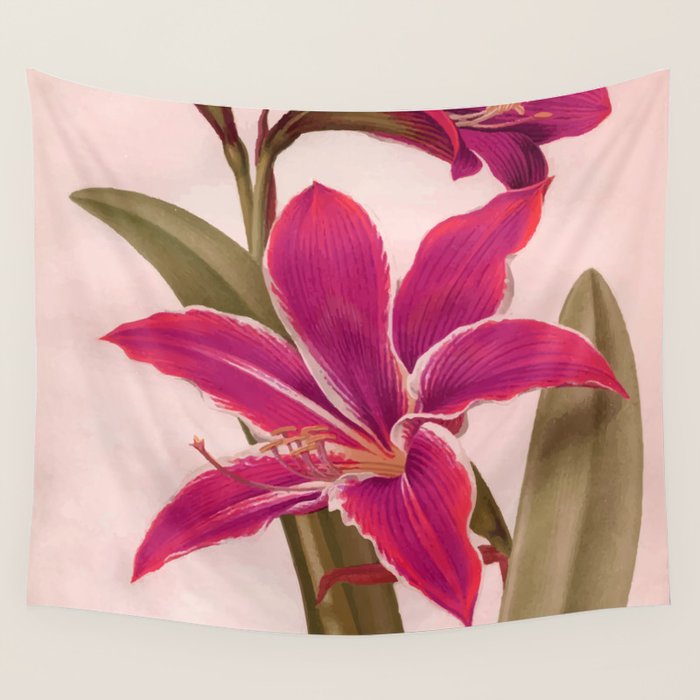 Vintage Floral Wall Tapestry Gallery Image 4