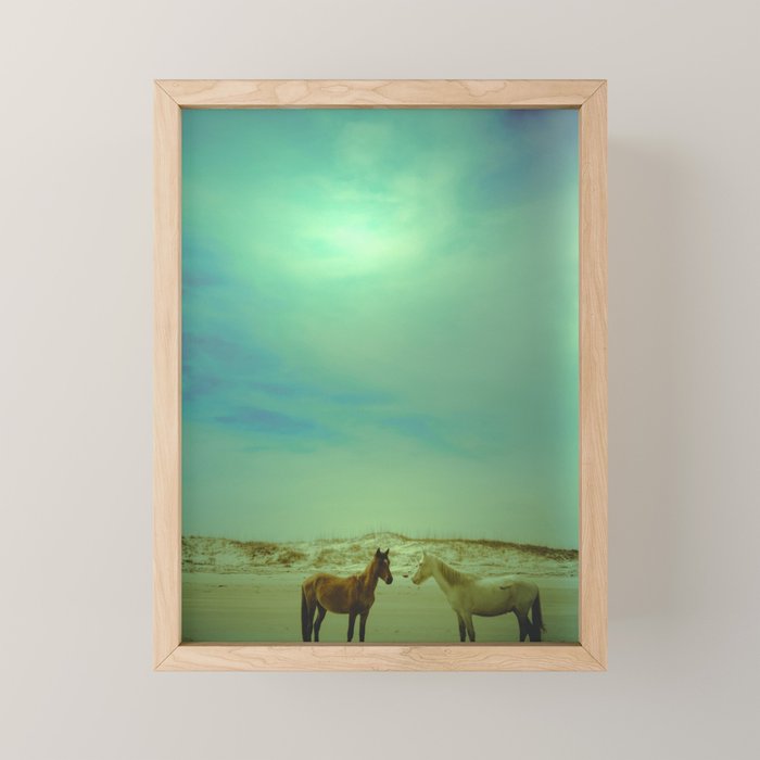 Wild Horses of Cumberland Island Mini Art Print Gallery Image 1
