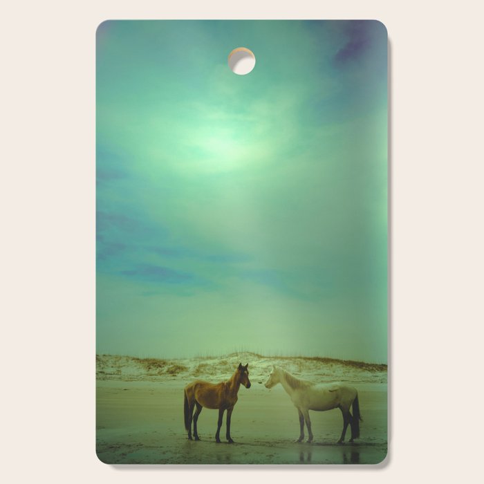 Wild Horses of Cumberland Island Cutting Board Gallery Image 1