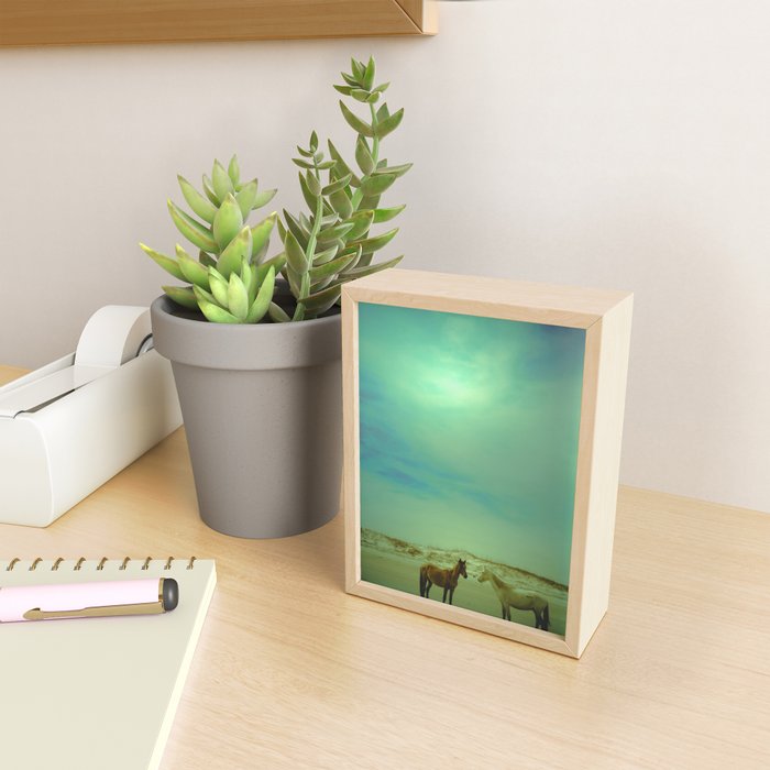 Wild Horses of Cumberland Island Mini Art Print Gallery Image 2