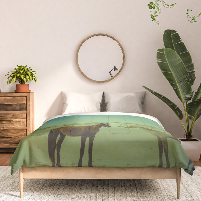 Wild Horses of Cumberland Island Comforter Gallery Image 3