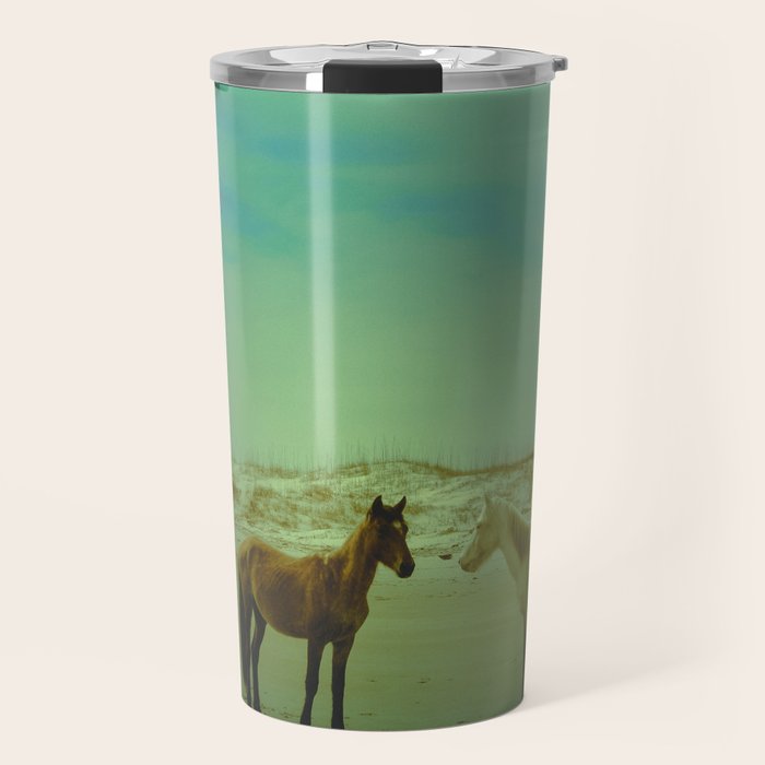 Wild Horses of Cumberland Island Travel Mug Gallery Image 1