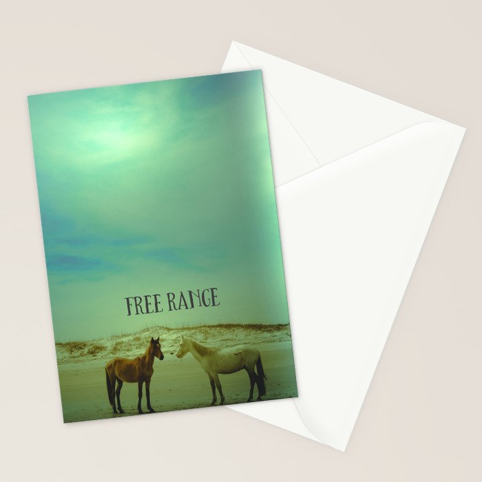 Wild Horses of Cumberland Island Stationery Card Gallery Image 2