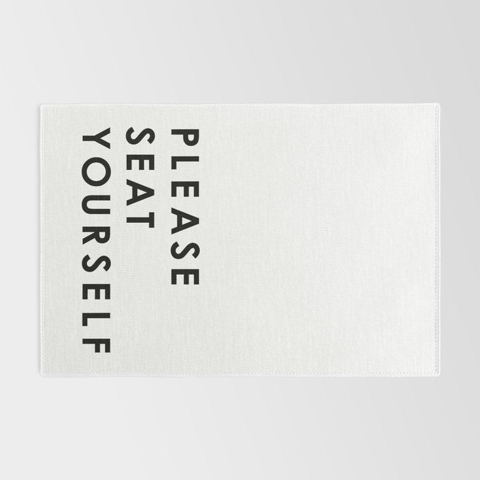 Please Seat Yourself  Rug Gallery Image 2
